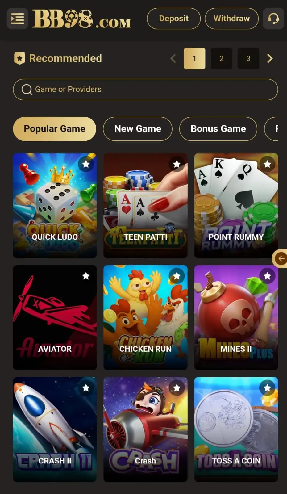 BB98 game